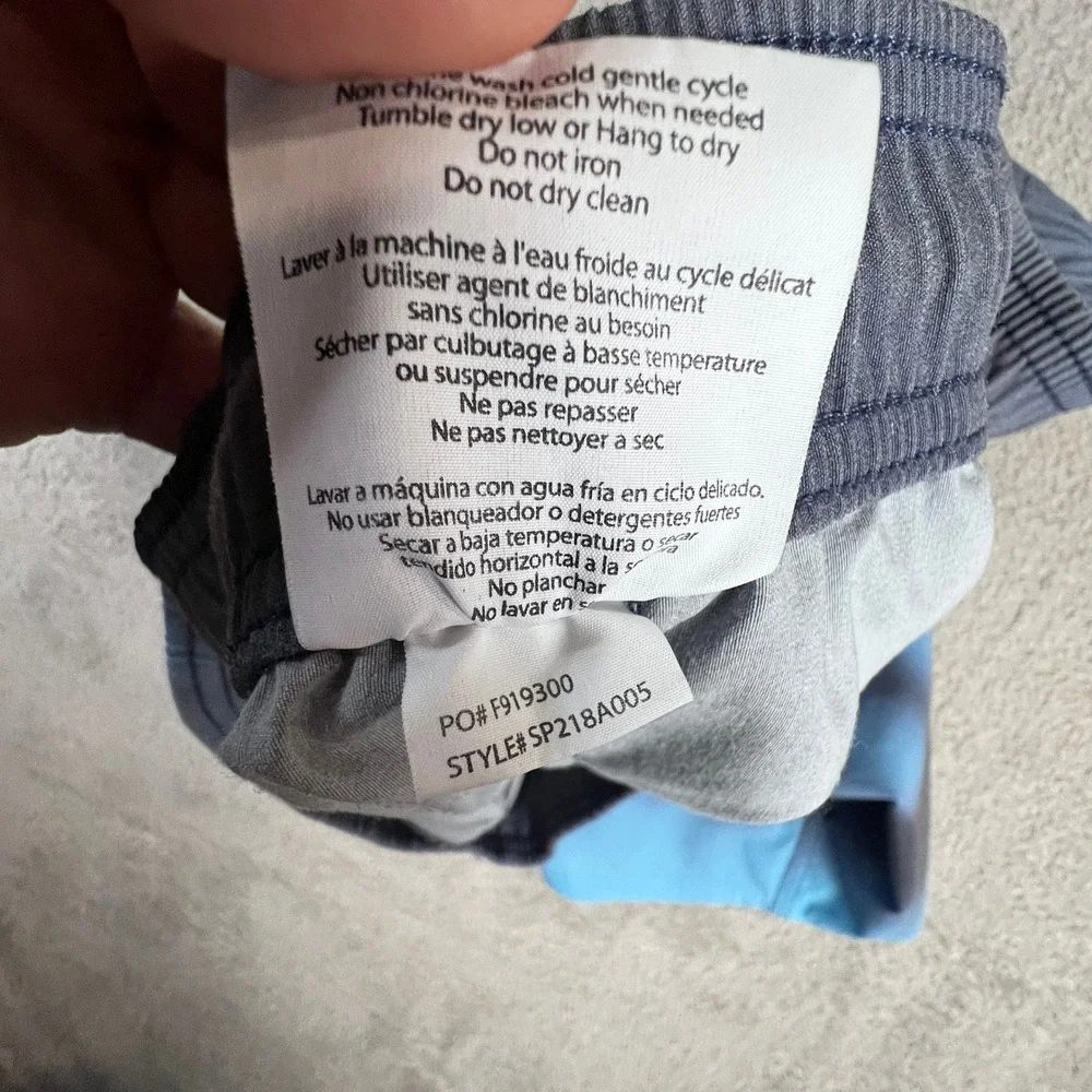 O'Neill Hybrid Board Shorts Mens Large Blue Grey Tie‎ Dye Swim Trunks SP218A005